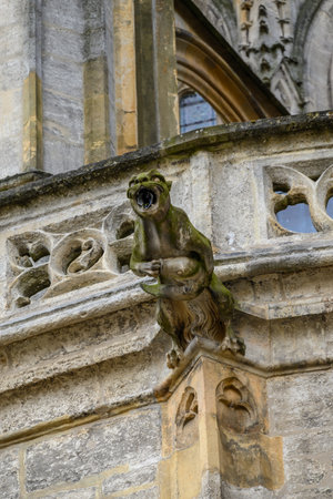 Exterior details on the Roman Catholic Church of Saint Barbara in Kutna Hora town in the Central Bohemian Region of the Czech Republic on 26 January 2025の写真素材