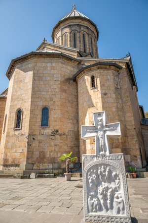 Exterior of the Sioni Cathedral of the Dormition Georgian Orthodox cathedral located in historic Old...
