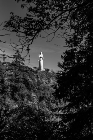 Kartlis Deda, Mother of Georgians monument on Sololaki hill in Tbilisi, capital of Georgia on 1 November 2025の写真素材