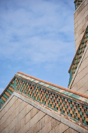Stairs to The Tower of Buddhist Incense, architectural details from the Summer Palace, vast complex...