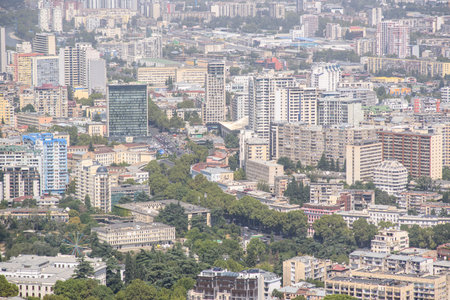 Aerial panoramic view from Mtatsminda Park on 2 September 2025