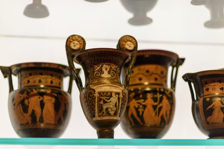 Collection of Greek and Roman Antiquities of the Kunsthistorisches Museum Wien - Museum of Fine Arts, in Maria Theresien Platz square in Vienna, Austria on 5 May 2023