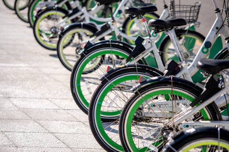 Seoul Public Bike, Ttareungyi, un-manned rental system of bicycles designed to resolve issues of traffic congestion, air pollution, and high oil prices in Seoul, capital of South Korea, on 21 January 2023