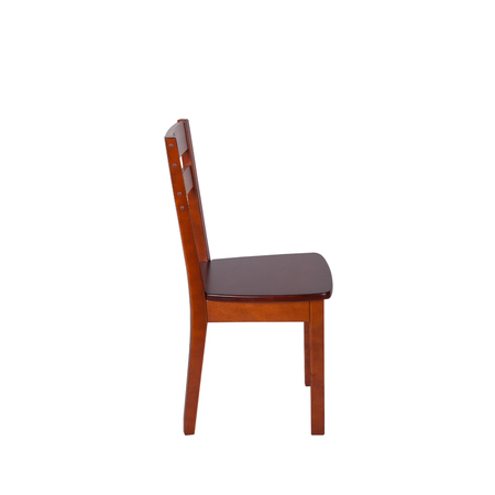 wooden chair isolated on white background. 1 of 7 viewsの写真素材