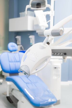 Teeth whitening device in the dental clinicの写真素材
