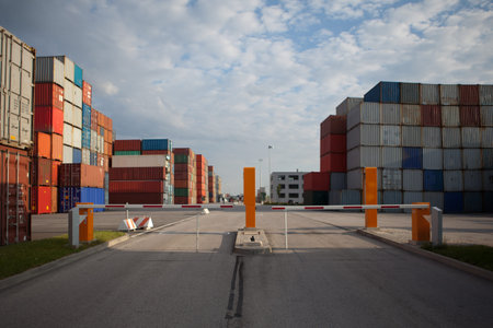 composed many containers on haven