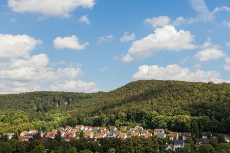 Pappenheim city in the county in the old German styleの写真素材