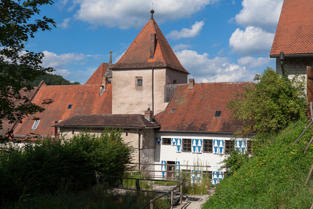 Pappenheim city in the county in the old German styleの写真素材