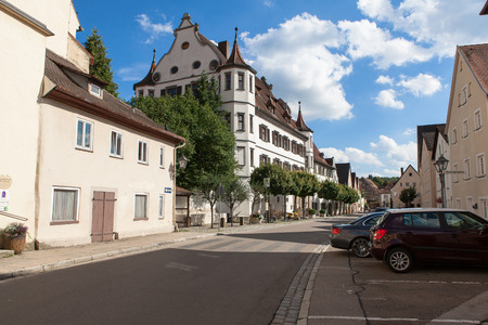 Pappenheim city in the county in the old German styleの写真素材