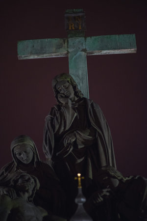 PRAGUE, CZECH REPUBLIC - OCTOBER 2019. Details and close-ups of monuments and attractions in the...