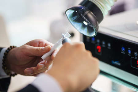 Dental equipment for prosthetics and polishing of teeth, dentures.の写真素材