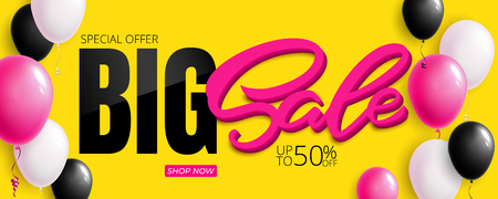 Special offer Big Sale banner template vector designのイラスト素材