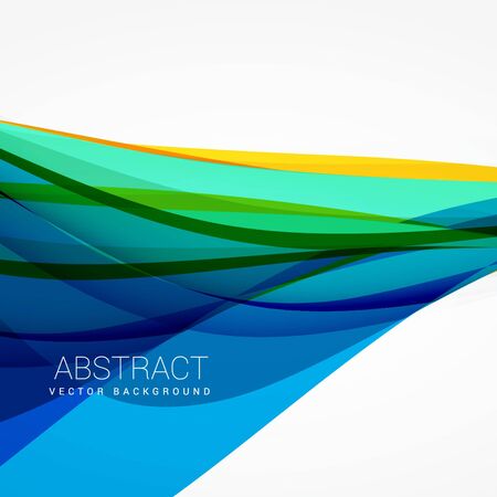 abstract blue wave backgroundのイラスト素材