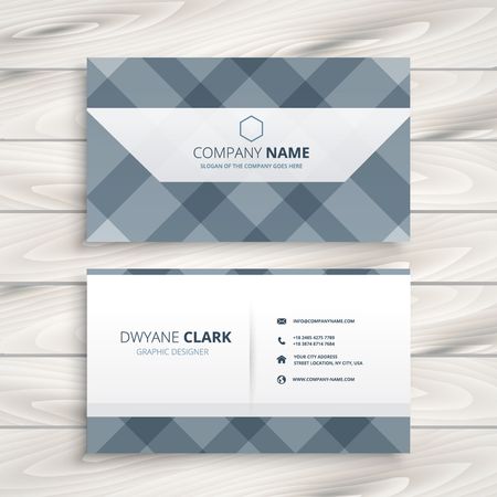 modern business cardのイラスト素材