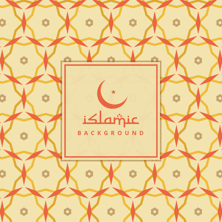 islamic background with colorful patternのイラスト素材