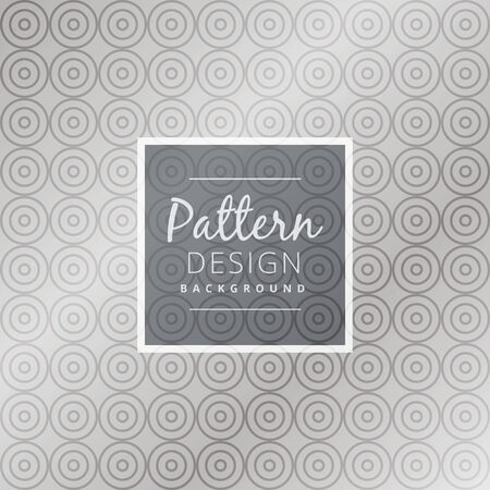 gray circular seamless patternのイラスト素材