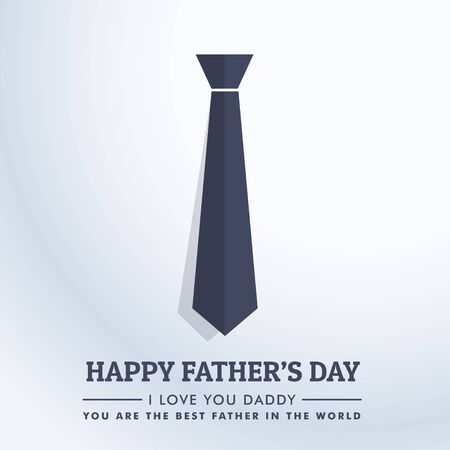 fathers day design with tieのイラスト素材