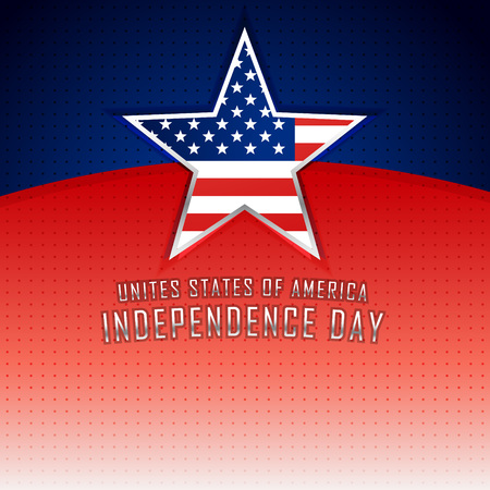 united states of america independence dayのイラスト素材
