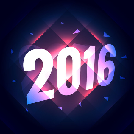 stylish 2016 shiny light backgroundのイラスト素材