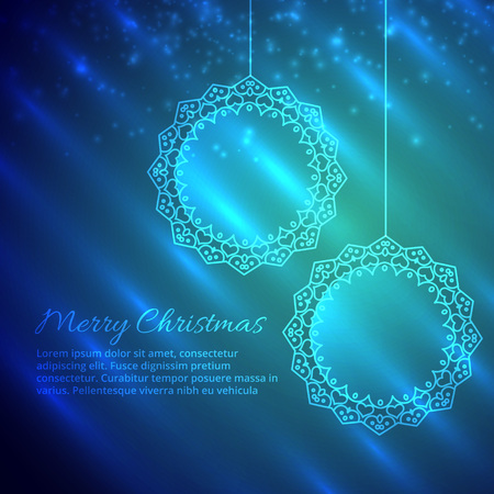 merry christmas design in shiny backgroundのイラスト素材