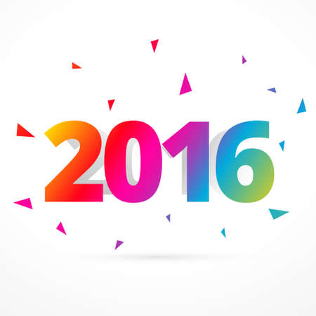 2016 happy new year celebrationのイラスト素材