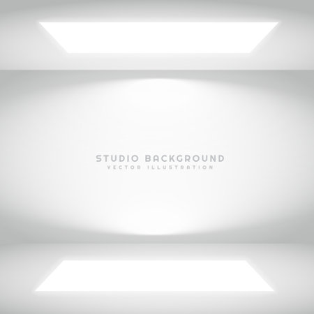 studio lights presentation backgroundのイラスト素材
