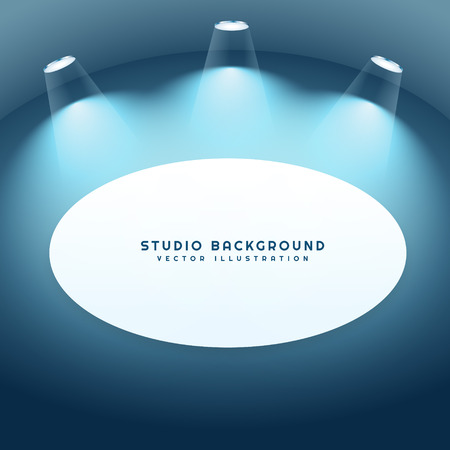 studio background with frameのイラスト素材