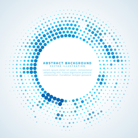 circles halftone frameのイラスト素材