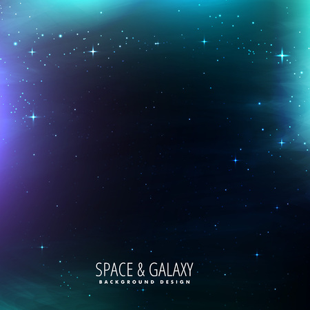 galaxy with starsのイラスト素材