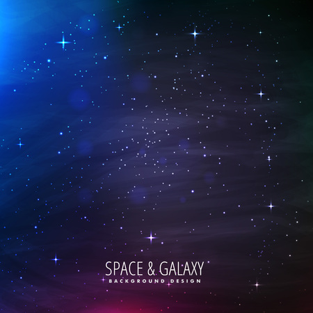 universe background with starlightsのイラスト素材