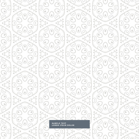 amazing floral pattern on white backgroundのイラスト素材