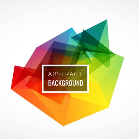 abstract colorful frame backgroundのイラスト素材