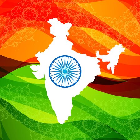 map of indiaのイラスト素材