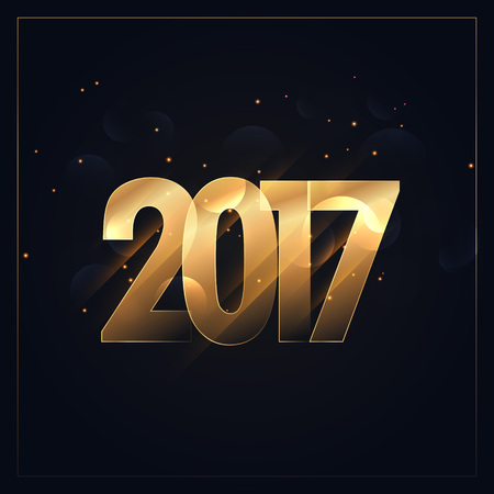2017 background for new year celebrationのイラスト素材