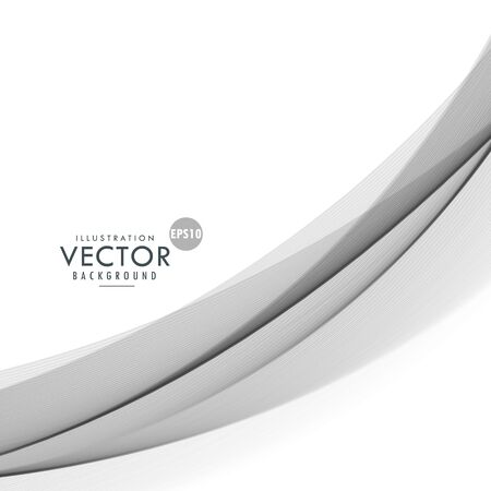 elegant gray wave background designのイラスト素材