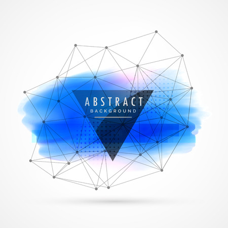 technology style blue watercolor backgroundのイラスト素材