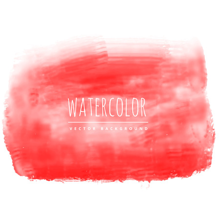 red real watercolor vector stainのイラスト素材