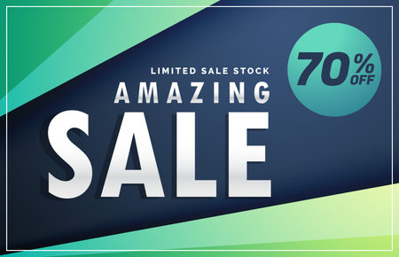 amazing sale banner discount voucher design template