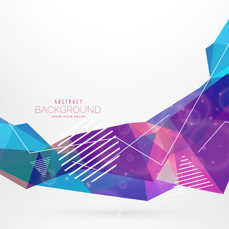 abstract memphis style wave backgroundのイラスト素材