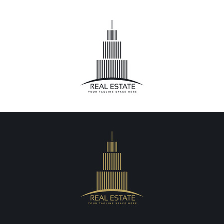 real estate or hotel design templateのイラスト素材