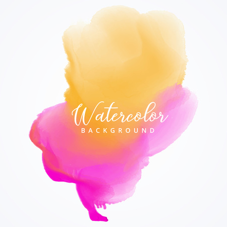 Watercolor paint stain vector backgroundのイラスト素材