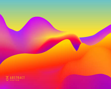 elegant abstract background with bright vibrant colorsのイラスト素材