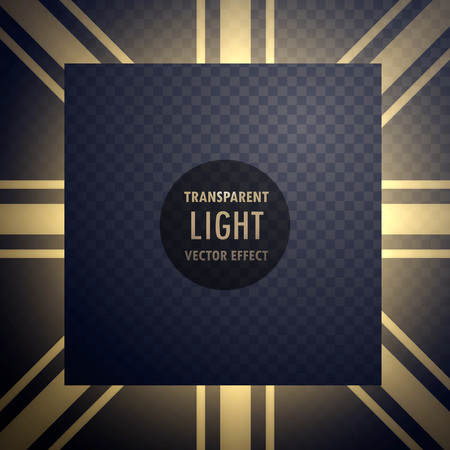 Abstract golden frame on transparent backgroundのイラスト素材