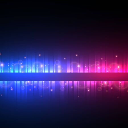 colorful music background with glitter and sparklesのイラスト素材