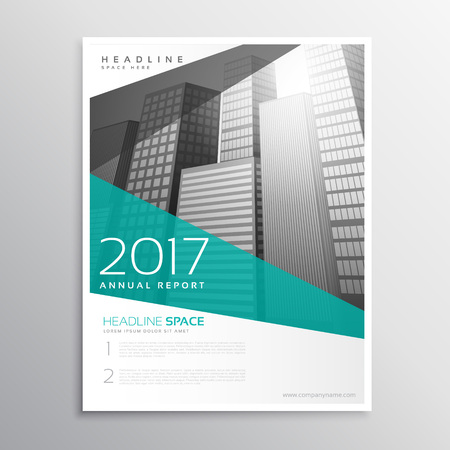 modern business flyer poster brochure design template in size A4のイラスト素材