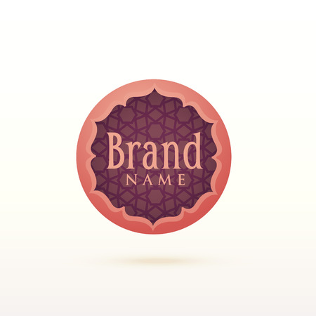 arabic style logo design templateのイラスト素材