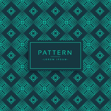 Abstract pattern design in rhombus shape vector.のイラスト素材