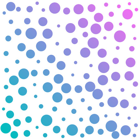 Illustration pour Abstract colorful dots pattern background - image libre de droit