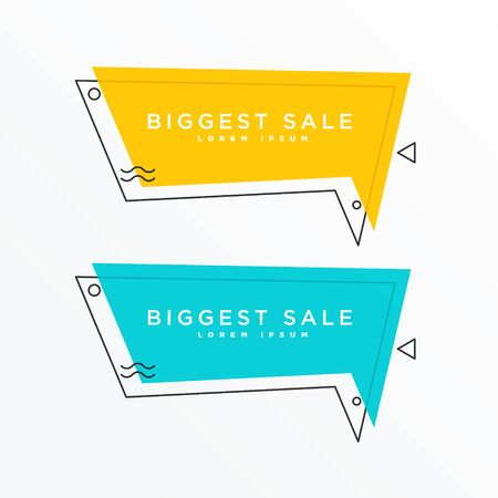 chat bubble design for attractive sale and offersのイラスト素材