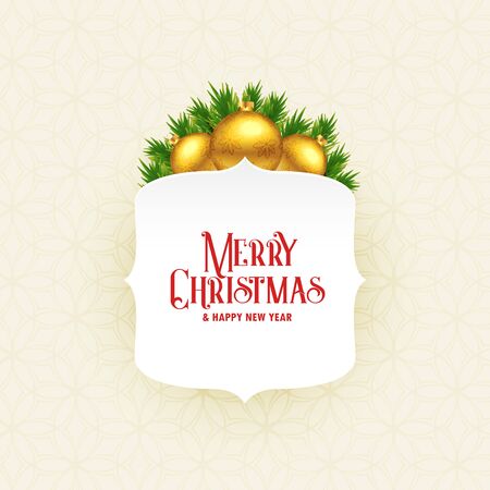 merry christmas seasonal greeting design illustrationのイラスト素材